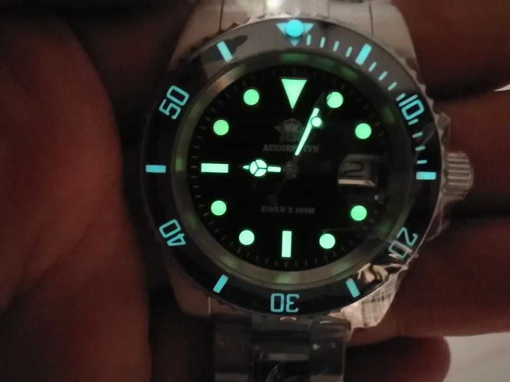 NOWY Męski zegarek Addiesdive Diver's Deep Sea Hunter - SUPER PREZENT