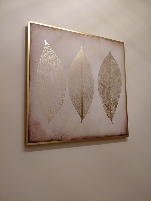 Quadro Folhas Dourado Hôma
