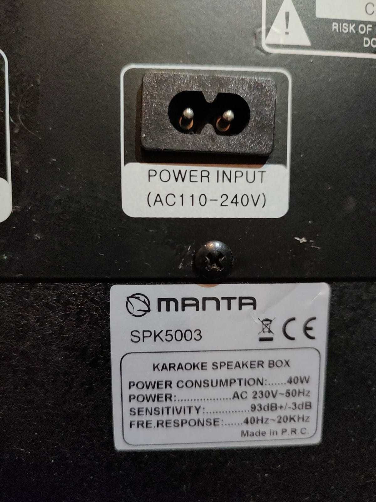 Kolumna-głośnik Manta SPK5003 - NOWY Akumulator