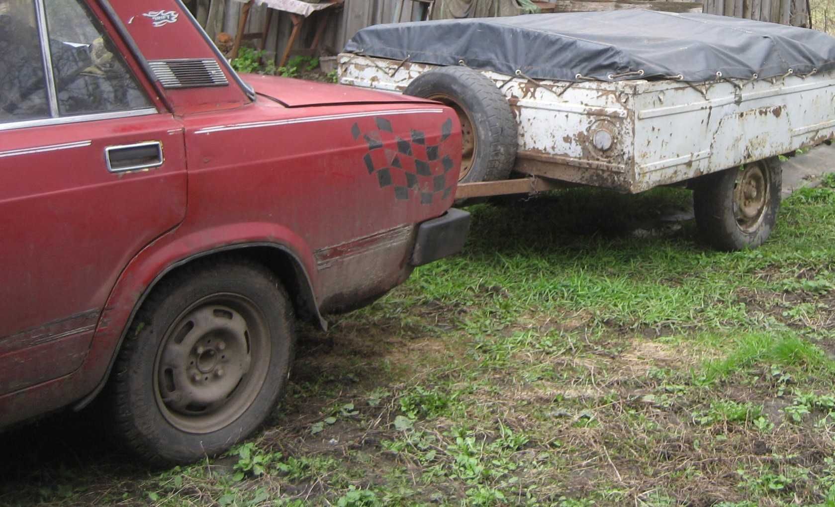 Перевезення по місту і Полтавському району ВАЗ 2107 з причепом