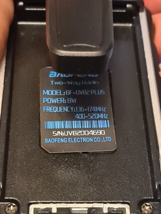 Zestaw 2x Radio Baofeng BF-UVB2 plus 8Watt. Używane. Stan idealny.