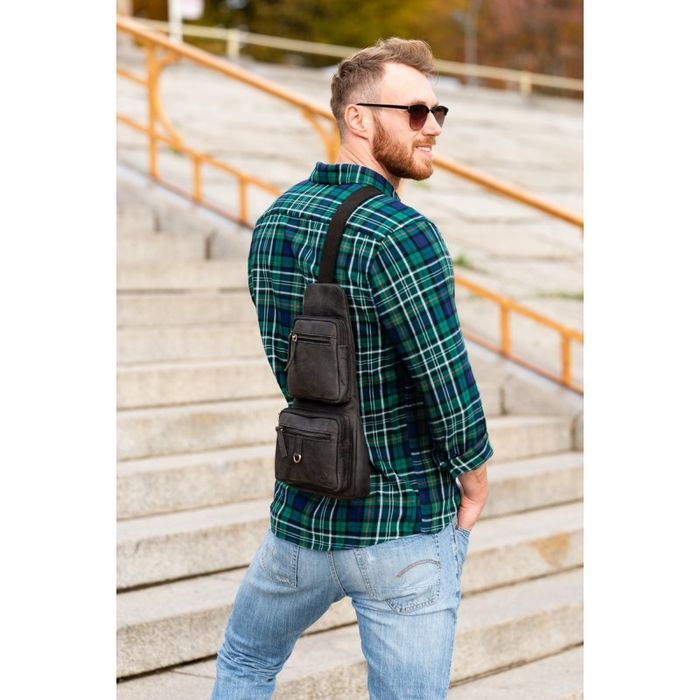 skórzany młodzieżowy plecak vintage paolo peruzzi t-38-bl