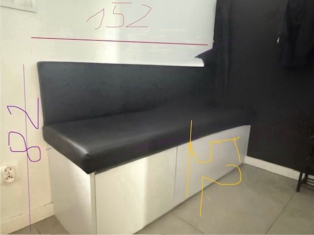 Szafka na buty z siedziskiem