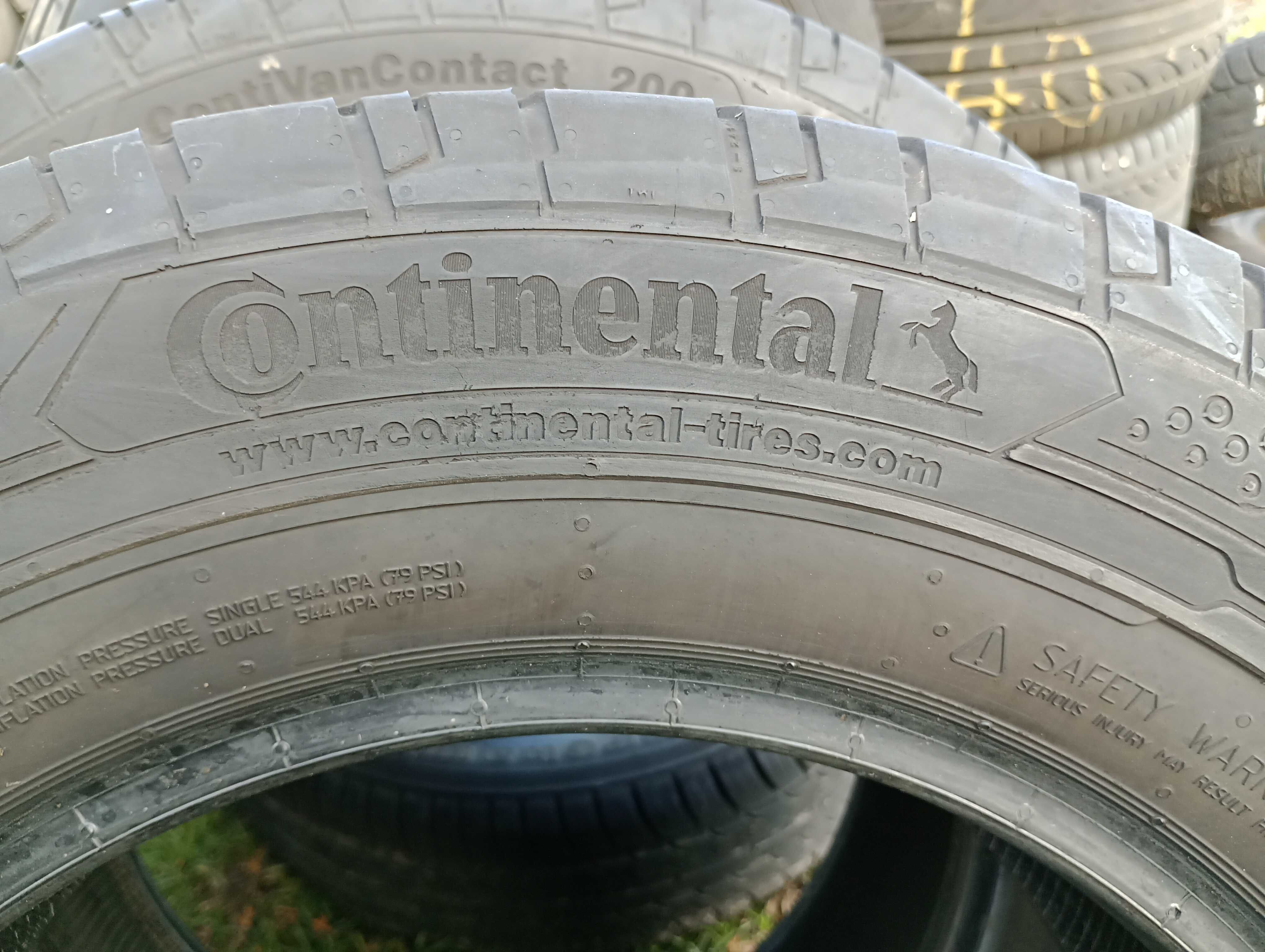 Opony letnie 225x65 R16C CONTINENTAL bus 225/65/16 - para 2 szt 8.5MM
