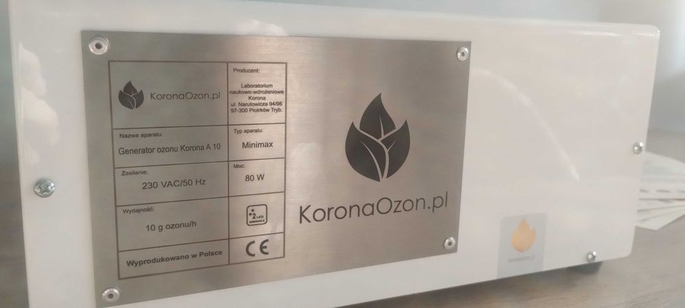 Generator Ozonu Korona A10