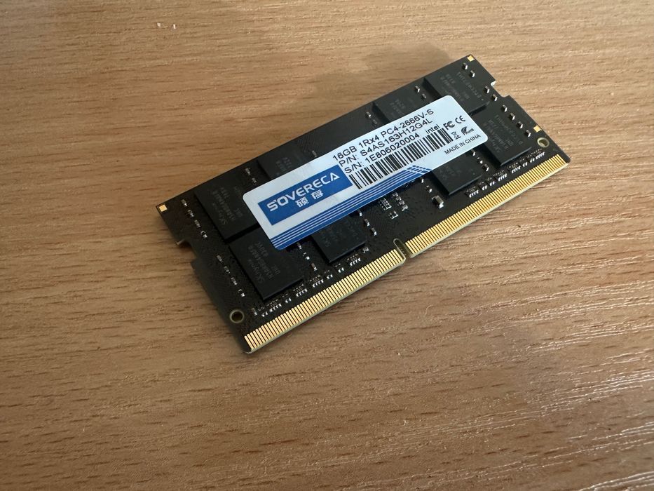 Памʼять Sodimm DDR4 на 16Gb для ноутбуків міні ПК, ігрових консолей.