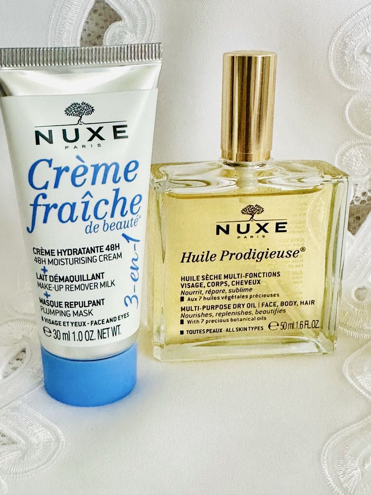 Zestaw Nuxe(suchy olejek 50 ml+krem 30 ml)