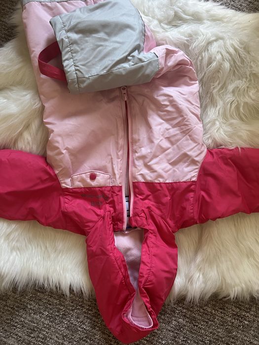 Комбінезон термо дитячий 74 см на дівчинку рожевий