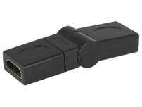 Adapter gniazdo HDMI- gniazdo HDMI, kątowy regulowany