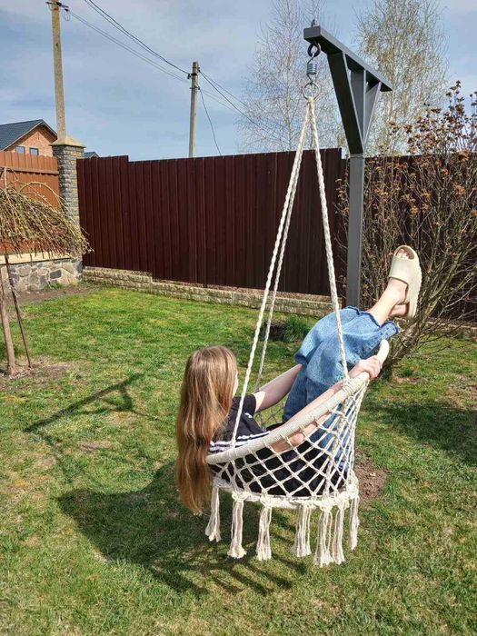 підвісне садове крісло гойдалка качеля гамак гніздо , подвесное кресло