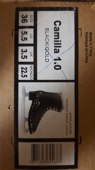 Ковзани 36р.(нові)