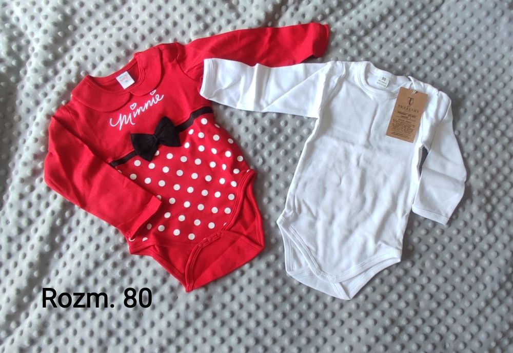 Zestaw nowych ubrań dla dziewczynki, rozm 74/80 (F&F, Lupilu)