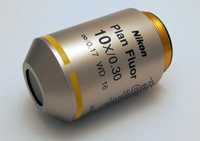 Obiektyw mikroskopowy Nikon Plan Fluor 10x