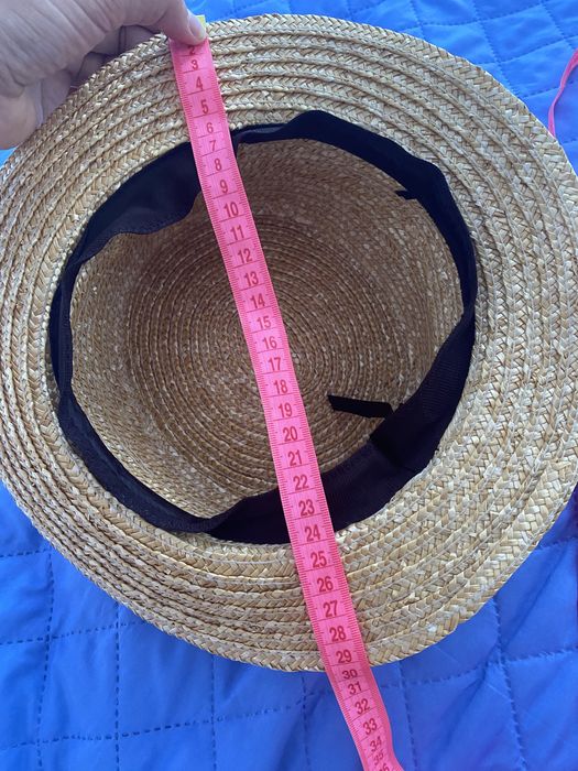 Шляпа канотье саломянная Twins Style