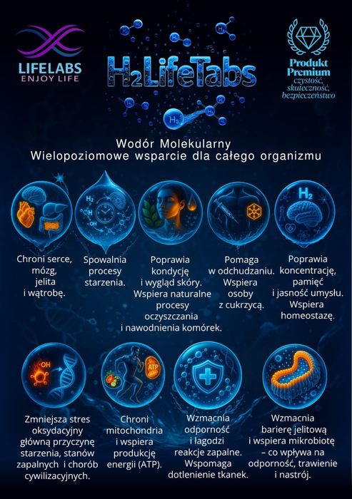 Tabletki wodorowe - Japoński Suplement Długowieczności