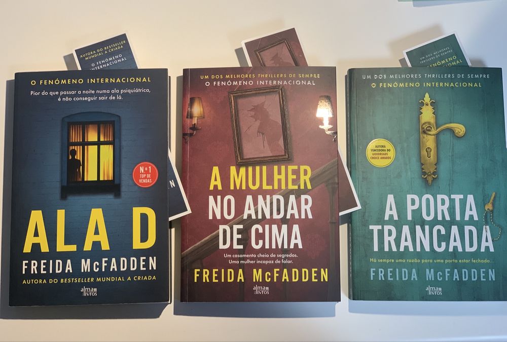 Livros Freida McFadden - 13€ cada - oferta portes