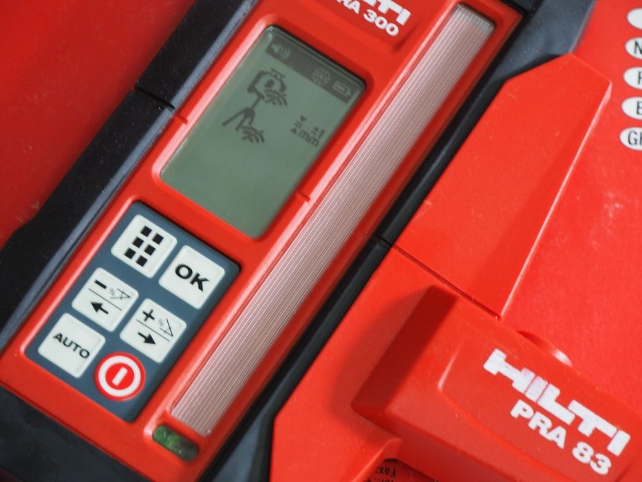 Detektor PRA 300 Niwelator obrotowy HILTI PR 300 sterowanie