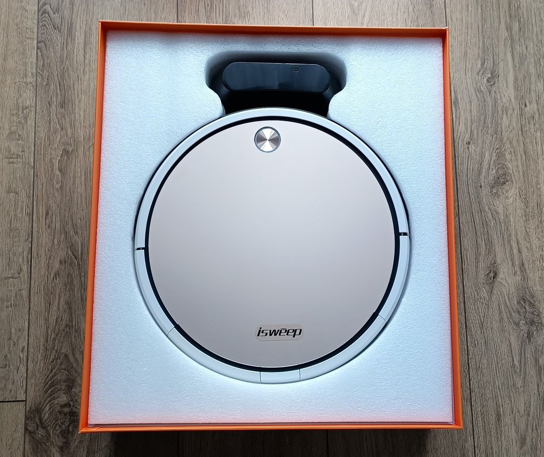 Robot sprzątający odkurzacz samojezdny iSweep X3 wi-fi mopowanie 1800P