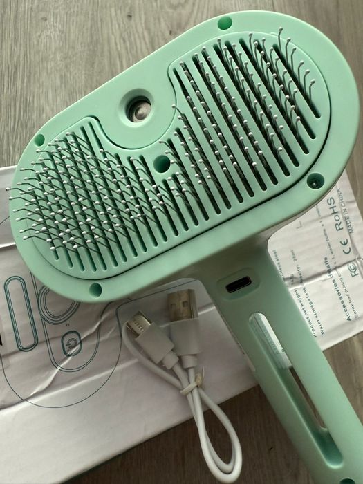 Szczotka parowa dla psa i kota samoczyszcząca. Do pielęgnacji sierści