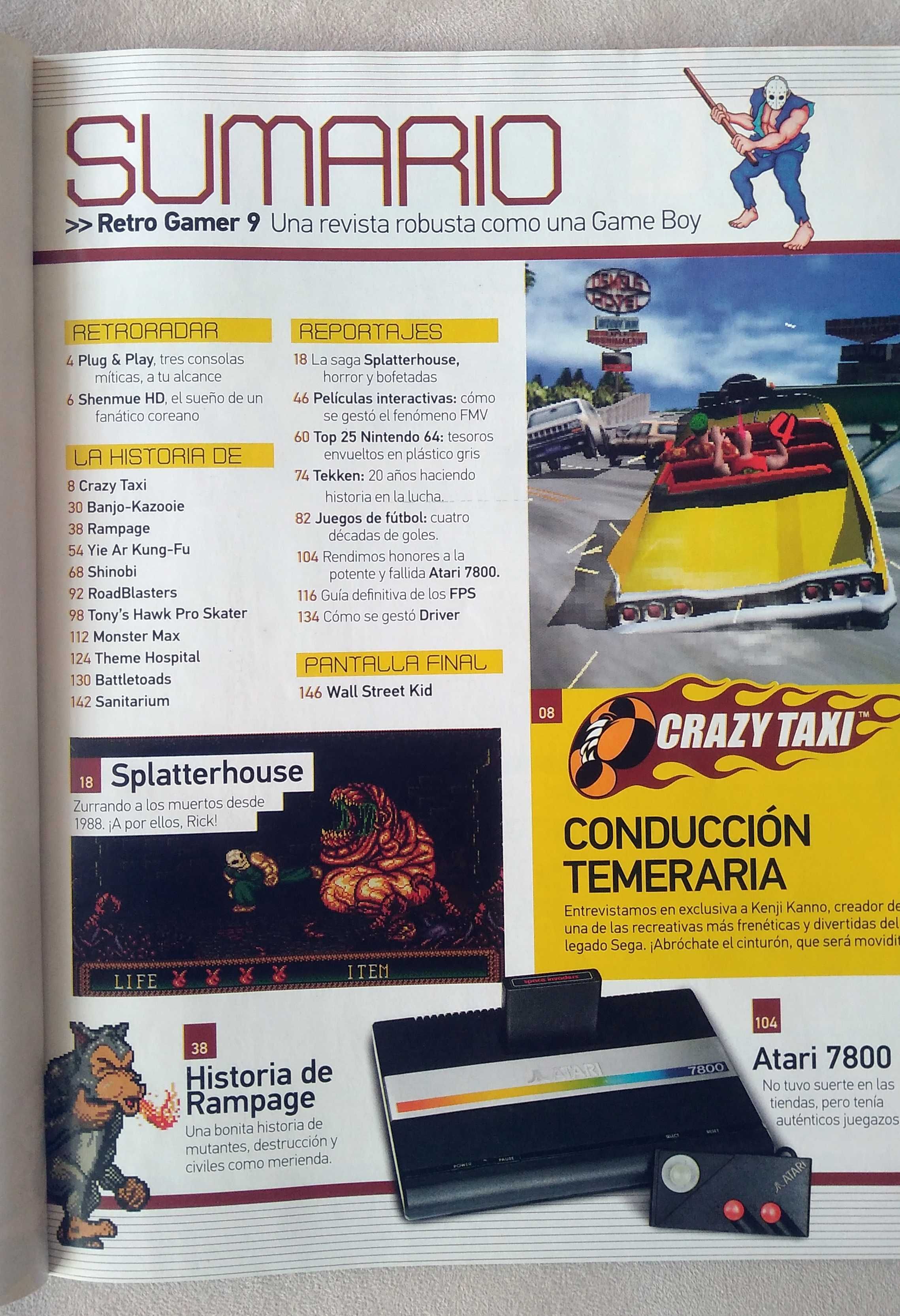 Revista Retro Gamer numero 9 ed. Espanhola