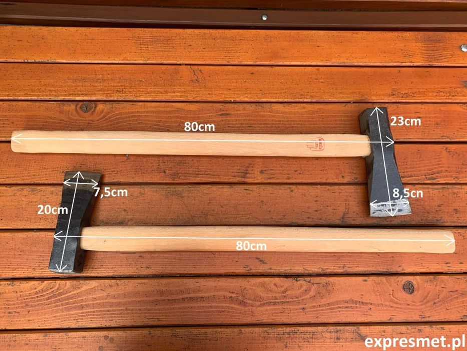 Siekiera kuta Oprawna Siekieromłot Siekierka kuta przez Kowala !