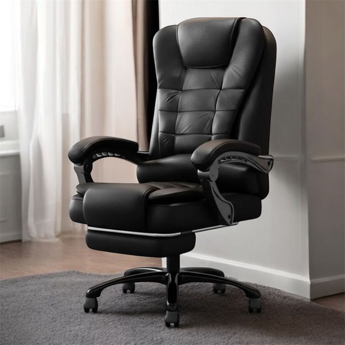 Fotel biurowy PREMIUM‼️z podnóżkiem Eco Skóra Producent FV23 Producent