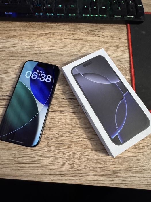 iphone 16 pro 256gb czarny