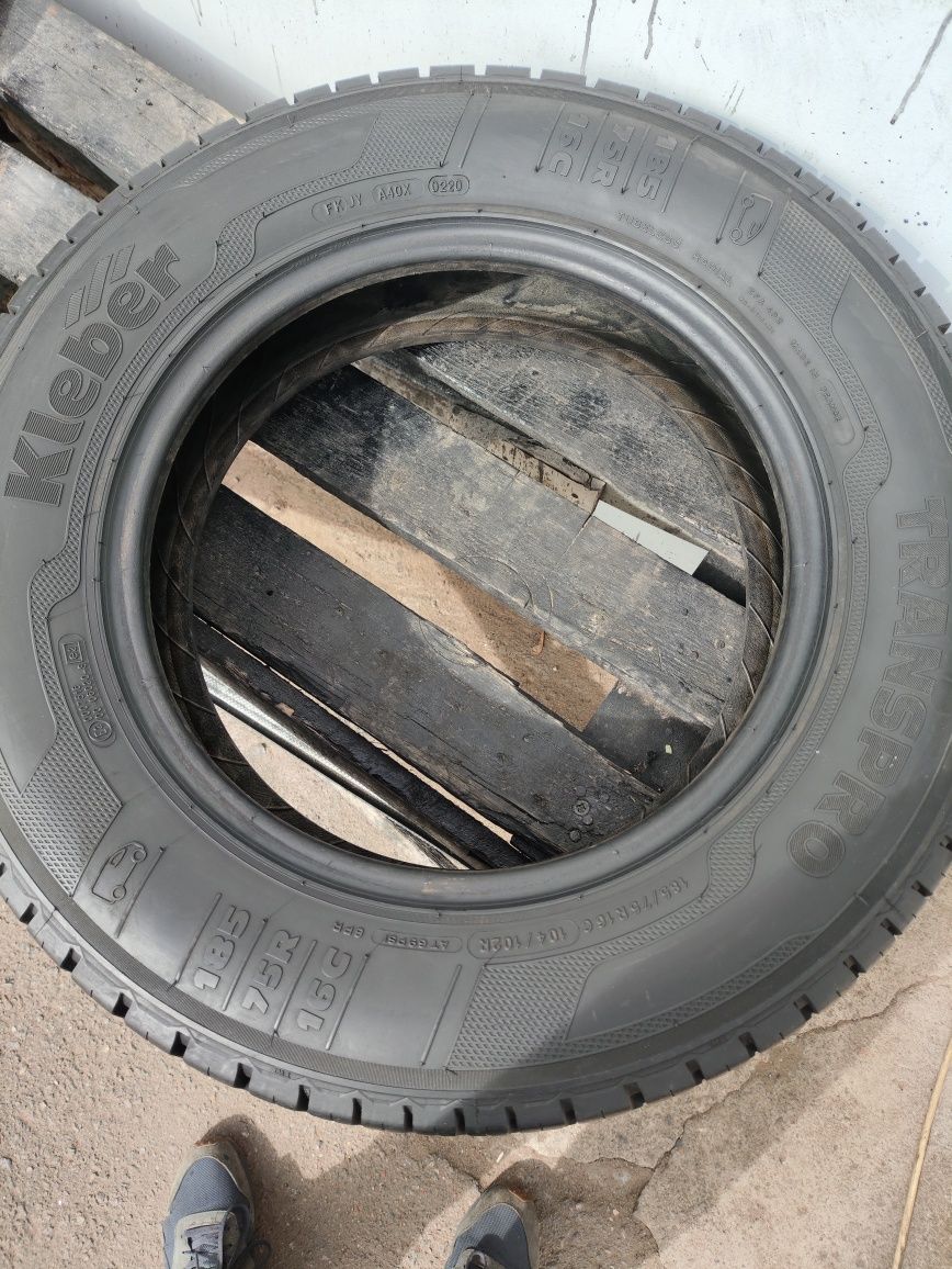 Шини резина літо 185/75 R16C Kleber transpro