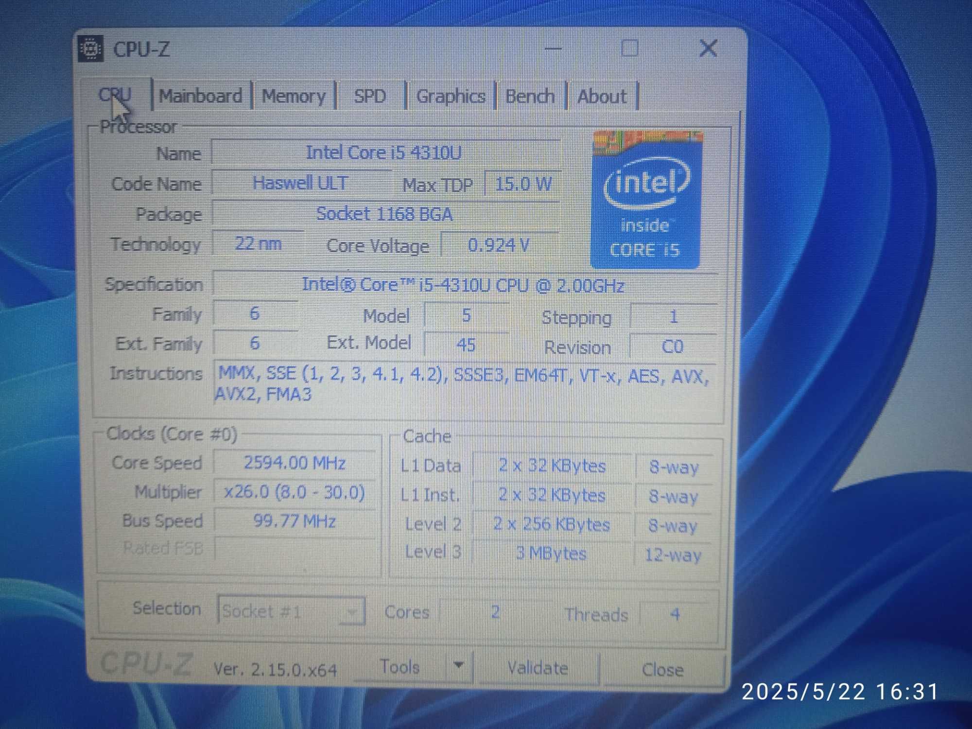 Laptop Dell Latitude E7240 –  i5, SSD, 8 GB RAM, Windows 11 gwar12m