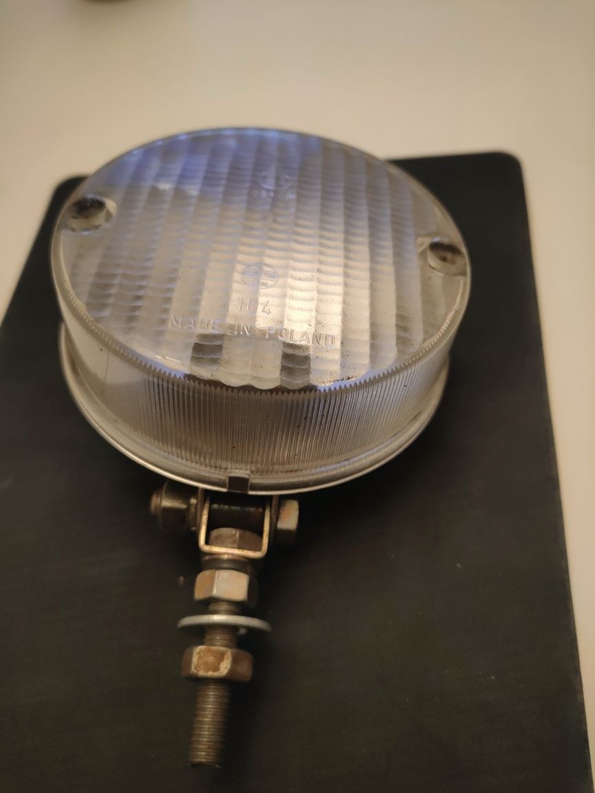 Zabytkowy halogen samochodowy Zem made in Poland