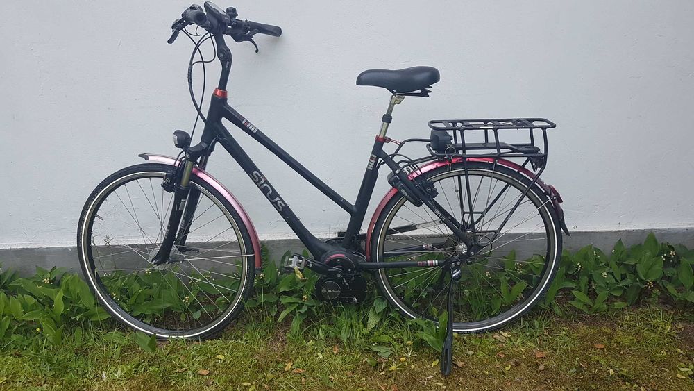 Rower elektryczny Winora Sinus B2 silnik Bosch osprzęt Shimano Deore