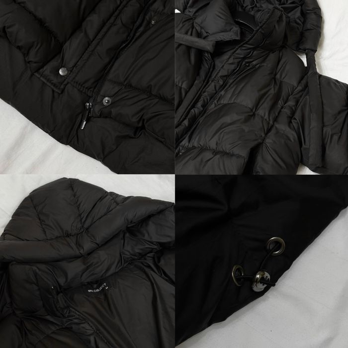 Пуховик чорний oversize