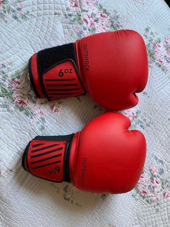 Rękawice kickboxing, boks rozmiar 6