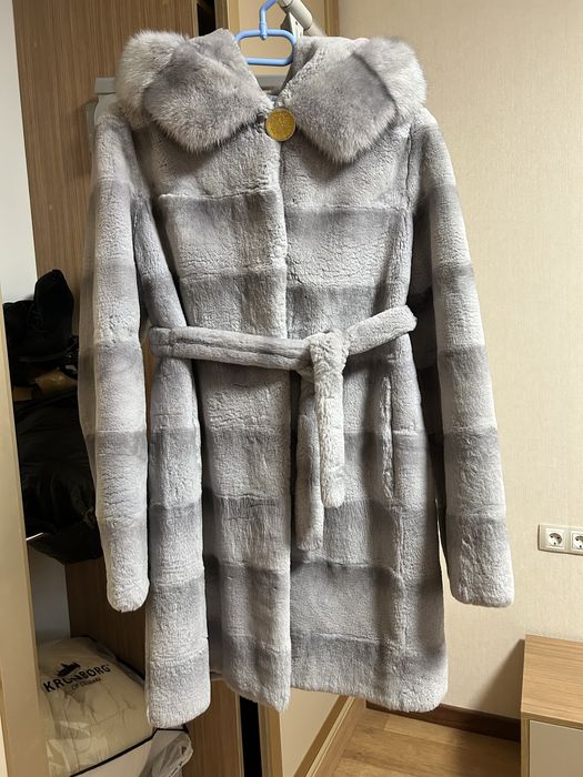 Шуба кролик рекс стрижена