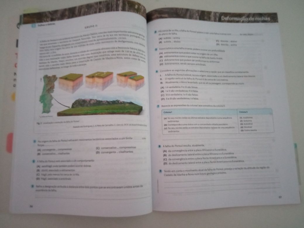 Caderno de atividades 11 ano biologia e Geologia