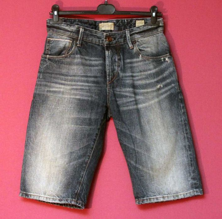 Jack & Jones selvedge denim baggy shorts рр S 29 , селвидж  шорты