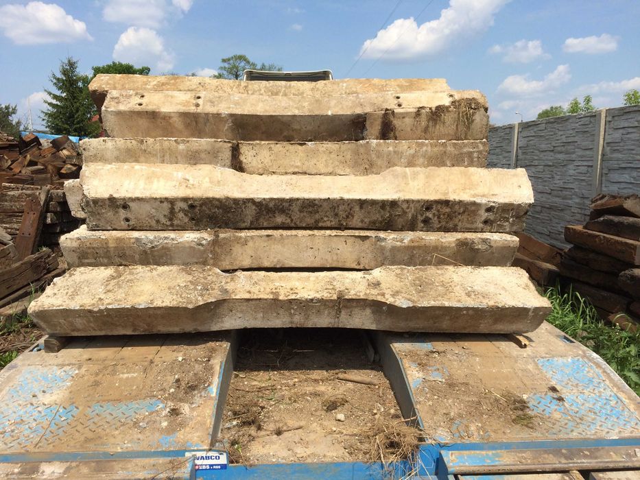 Podkład betonowy kolejowy płyta betonowa słupek