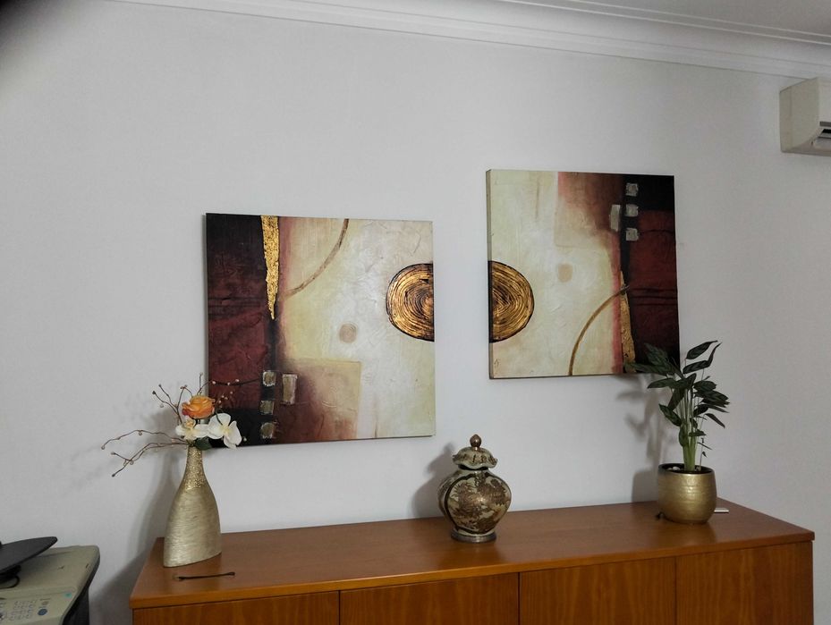 Conjunto de Dois quadros de parede