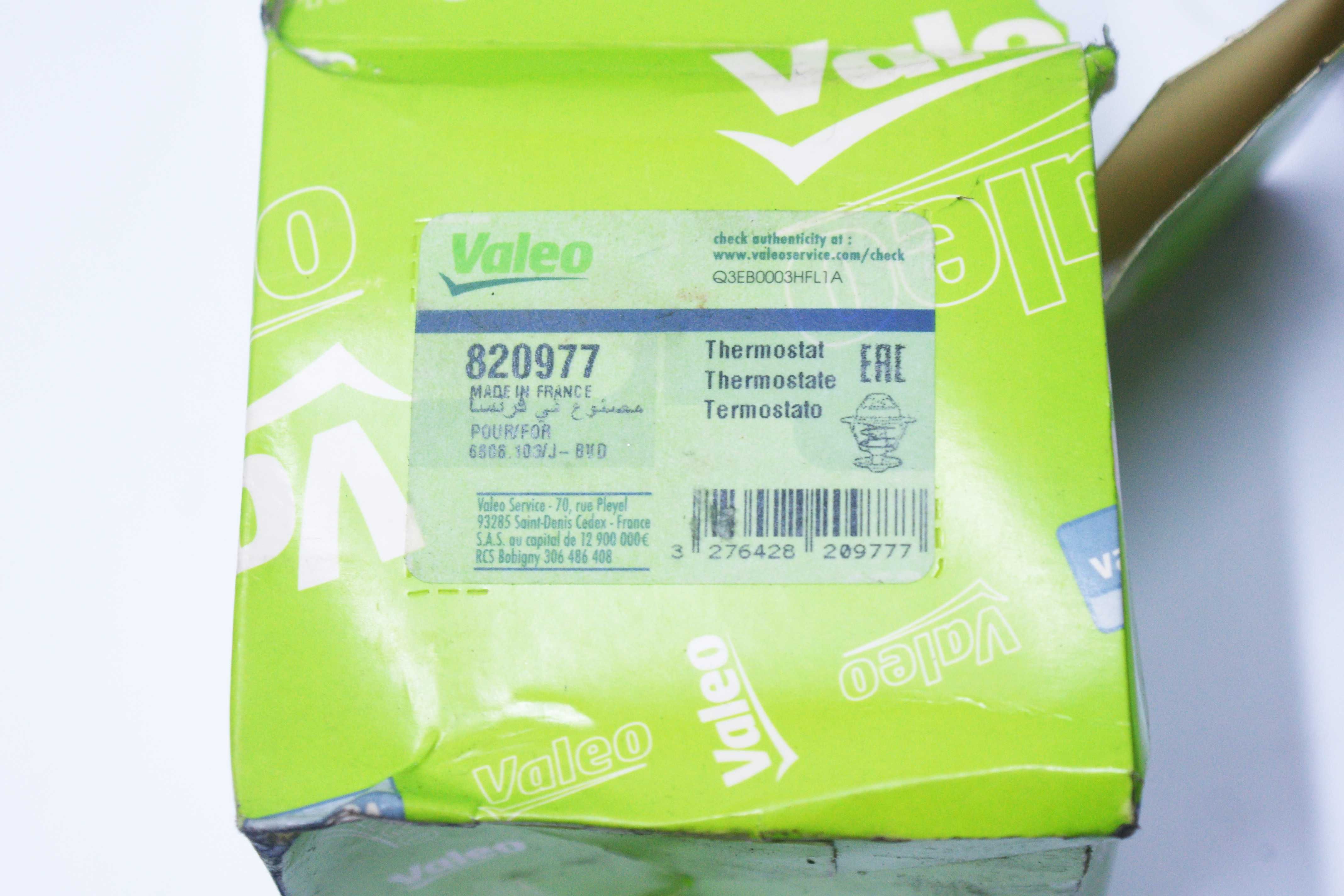 Termostat Valeo 820977 Peugeot 207 1.4 206+ Citroen C2 C3 Nemo 1.1 1.4