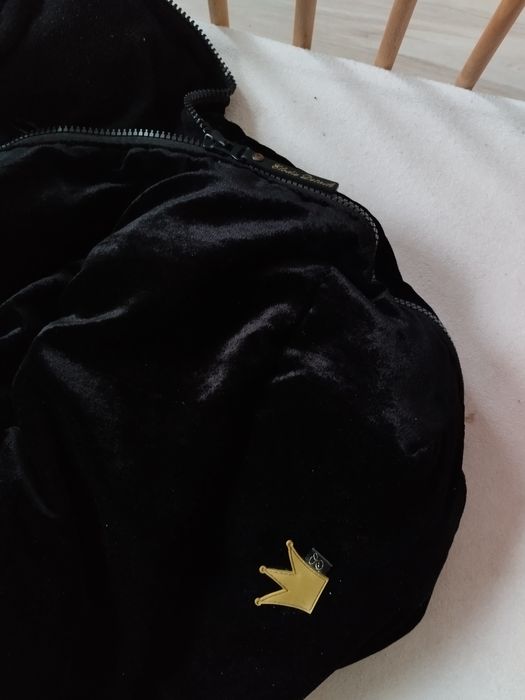 Śpiworek elodie czarny zimowy do wózka spacerówki