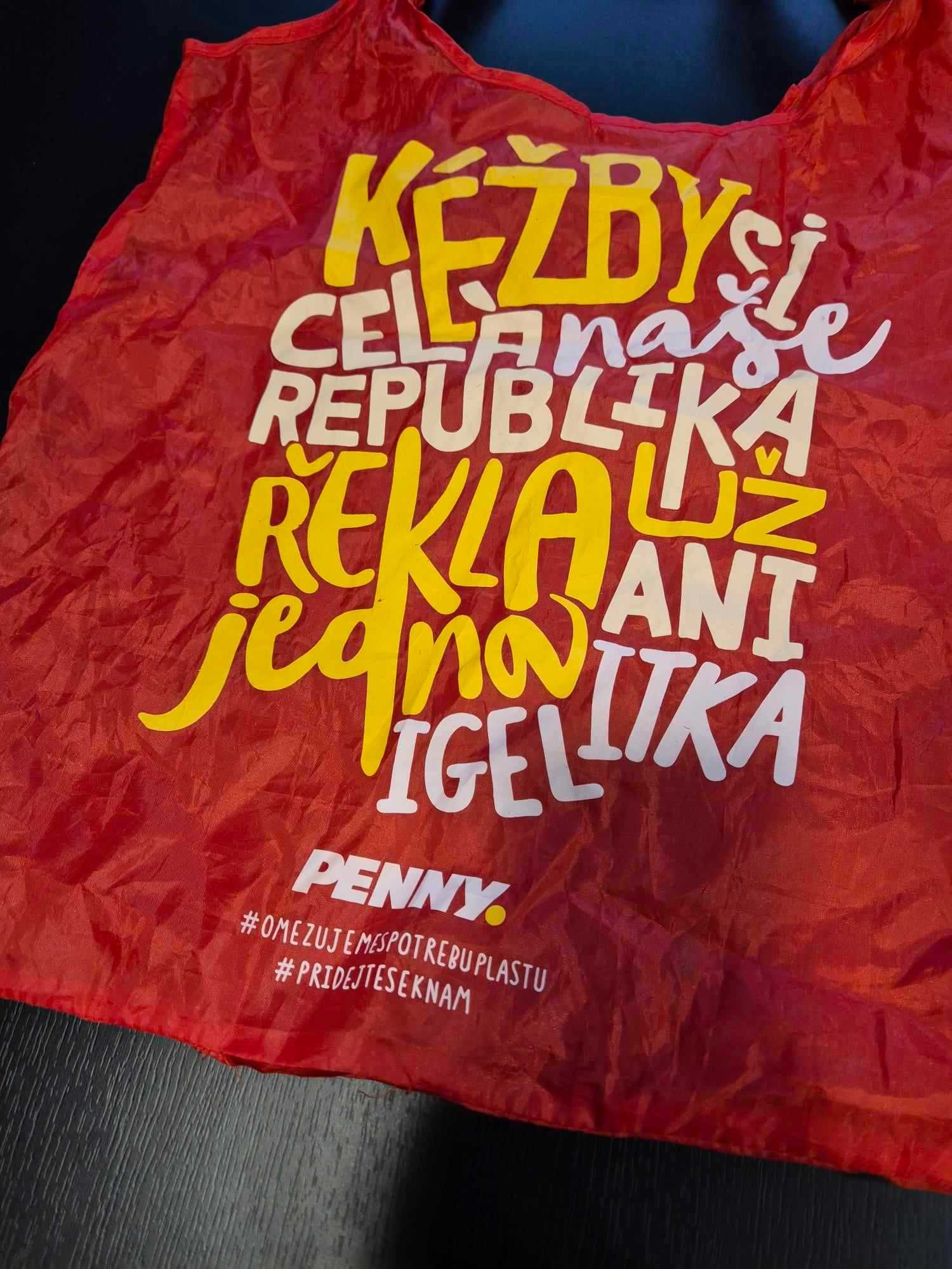 Torba na zakupy A4 śliski materiał Penny