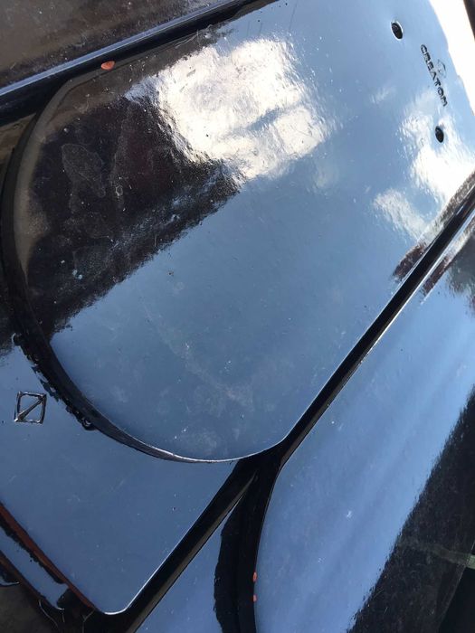 Dachówka karpiówka Creaton czarna błyszcząca