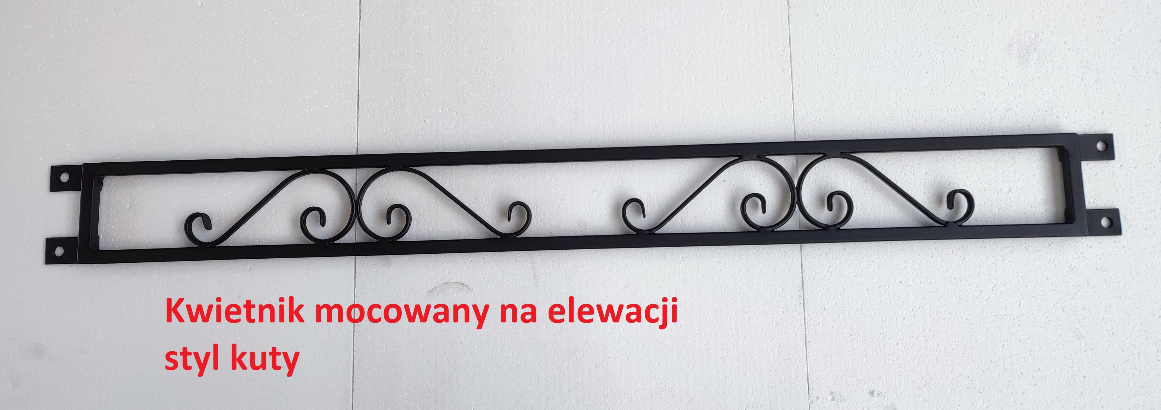 Kwietnik barierka odgroda płotek wspornik skrzynka parapet