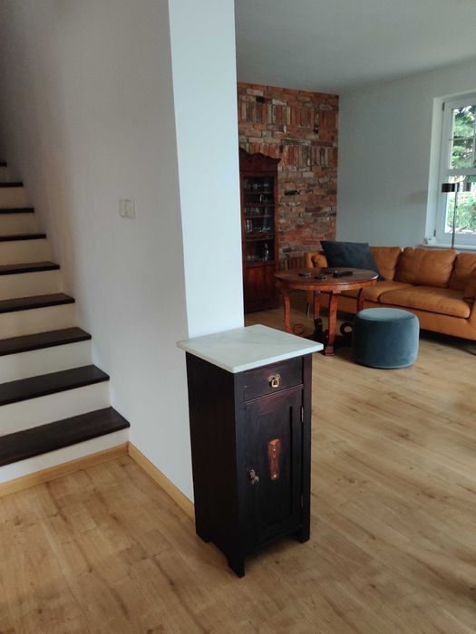 Niepowtarzalna szafkę secesyjna z intarsja sprzedam