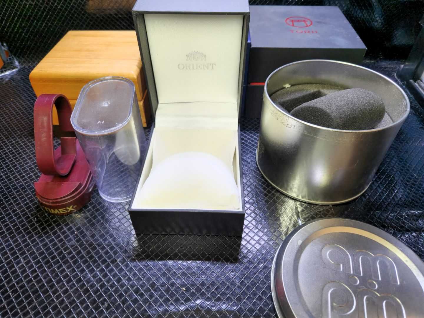 Pudełka na zegarki -  zestaw 6 sztuk - Festina Orinet itp