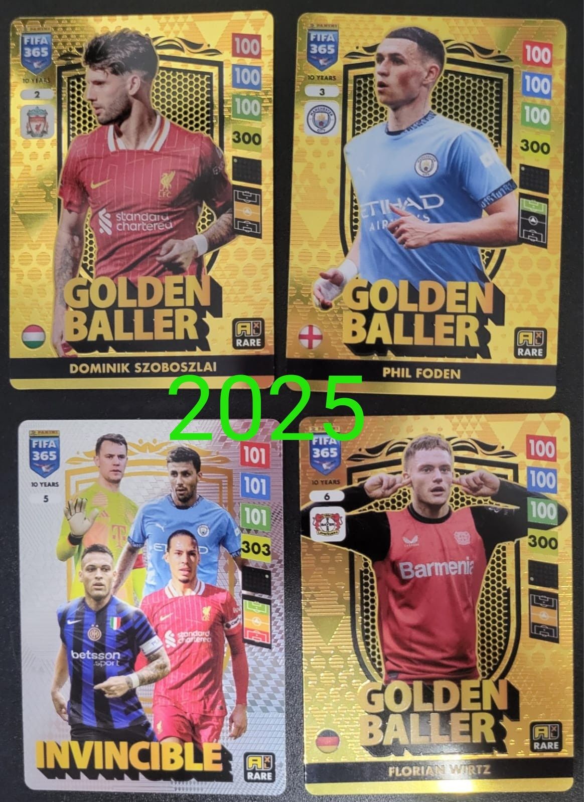 Nowe karty piłkarskie Panini FIFA 365 z 2024 i 2025