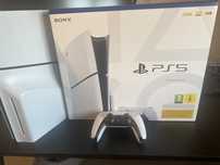 Consola PS5 1TB versão slim c/caixa e jogo Spider Man 2