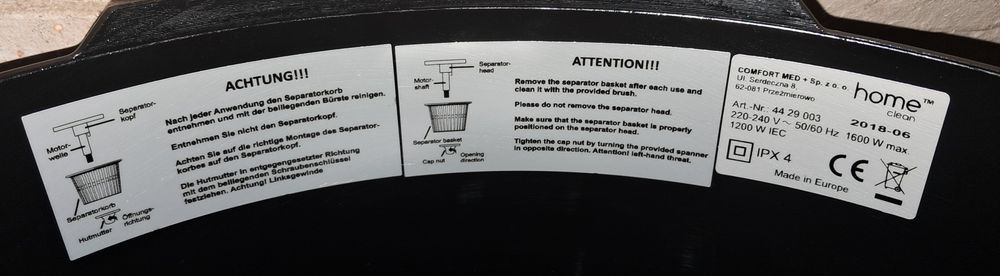 Odkurzacz wodny/piorący Home Eco Clean