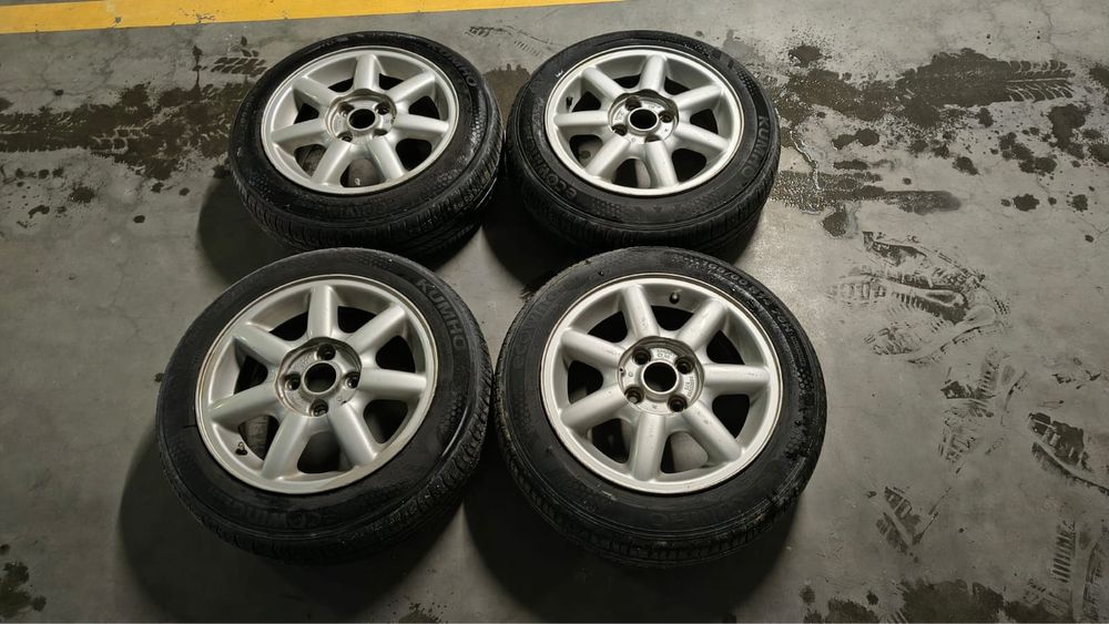 Felgi z oponami letnimi 165/60 R14 6Jx14 ET45 śruby dekielki