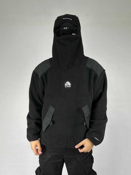Nike ACG Supreme ninja fleece кофта худі шерпа флиска зипка черная М S